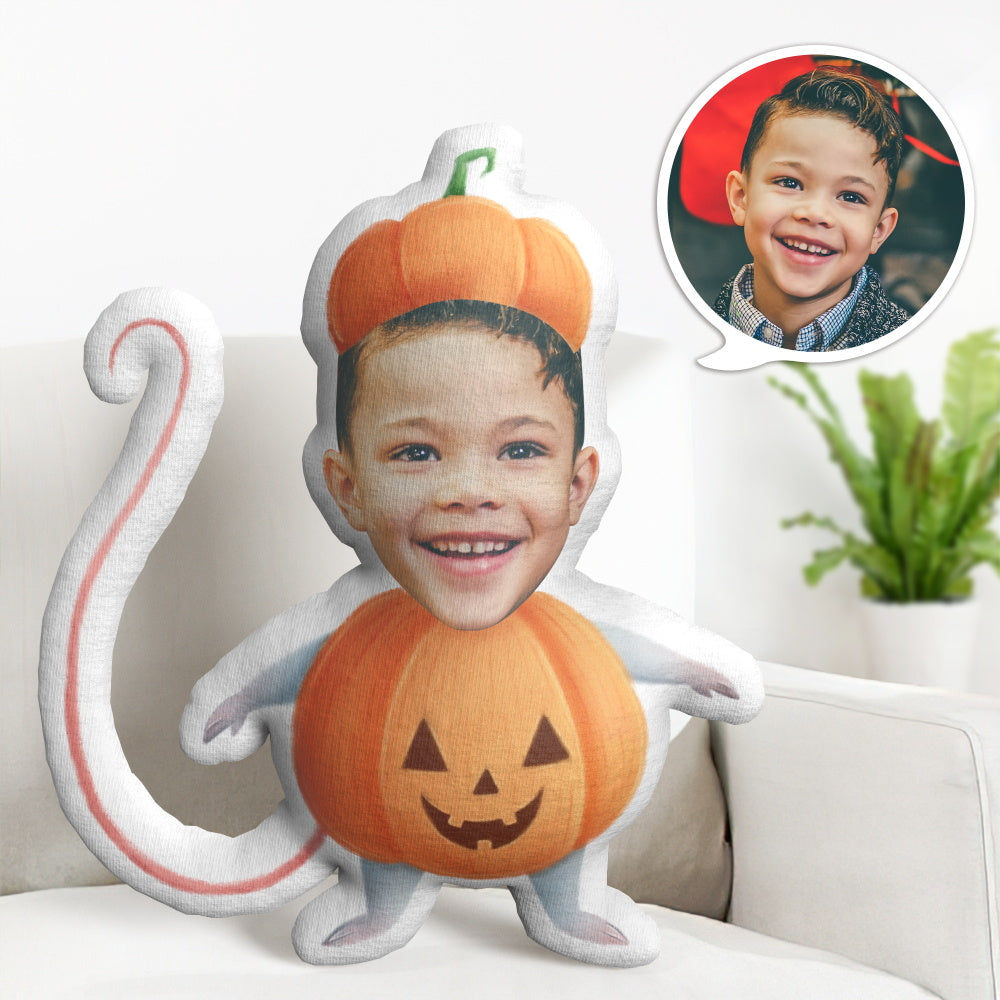 Custom Halloween Minime Throw Pillow Personalized Minime Throw Pillow Cute Little Mouse