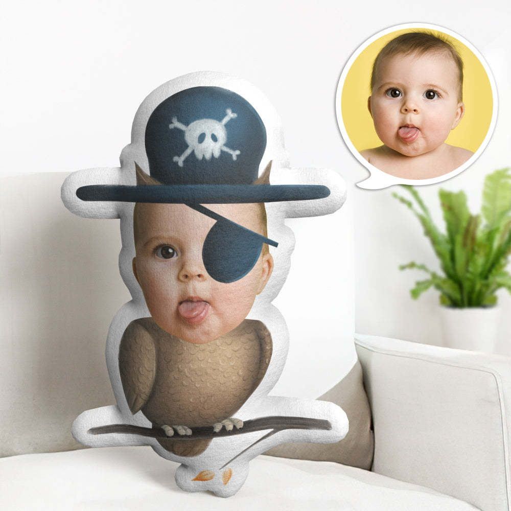 Halloween Gifts Minime Throw Pillow Custom Face Pillow Personalized Owl Minime Pillow Gifts - auphotoblanket