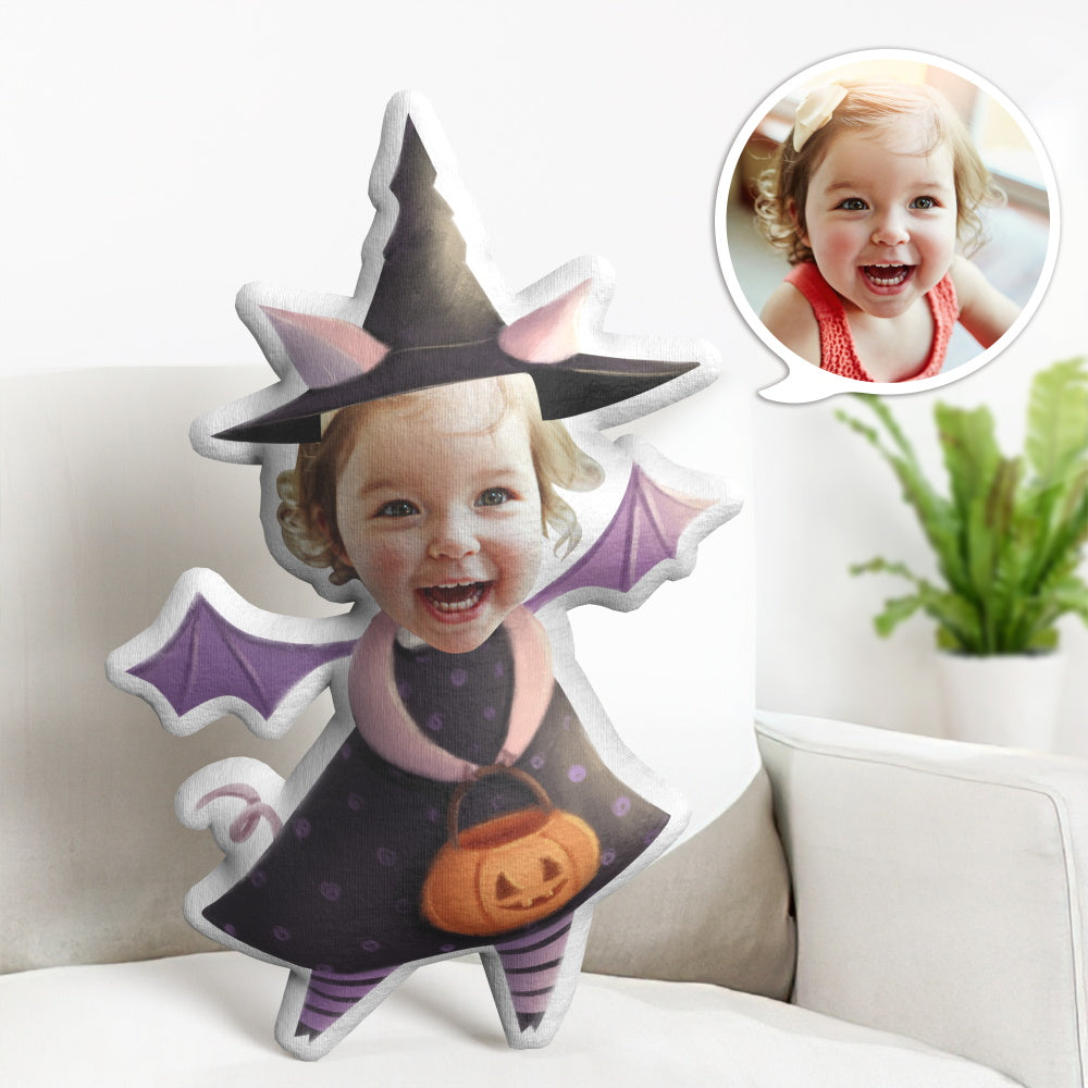 Halloween Gifts Custom Face Pillow Personalized Devil Pig Minime Pillow Gifts