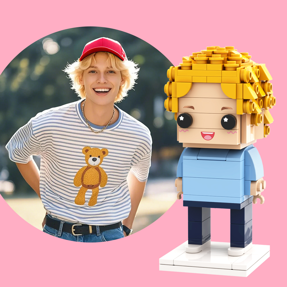 Graduation Gift Custom Brick Figures Full Body Customizable 1 Person Gift For Him