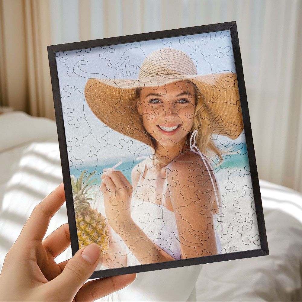 Personalized Dog Jigsaw Puzzle Photo Custom Puppy Puzzle Frame Best Gift Ever for Dog Moms & Puppy Dads