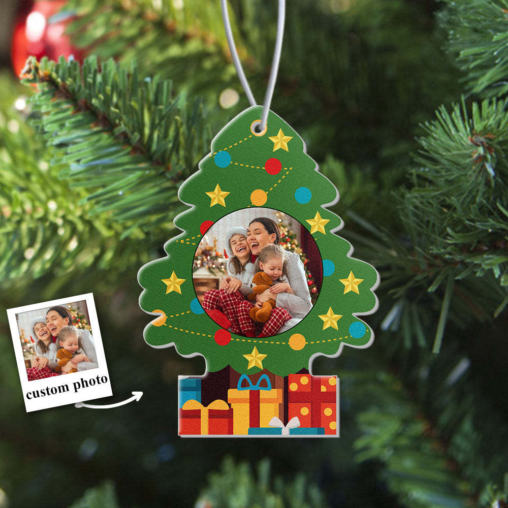 Custom Christmas Car Air Freshener Rearview Mirror Ornament Funny Air Freshener Gifts for Christmas - mycustomtirecover