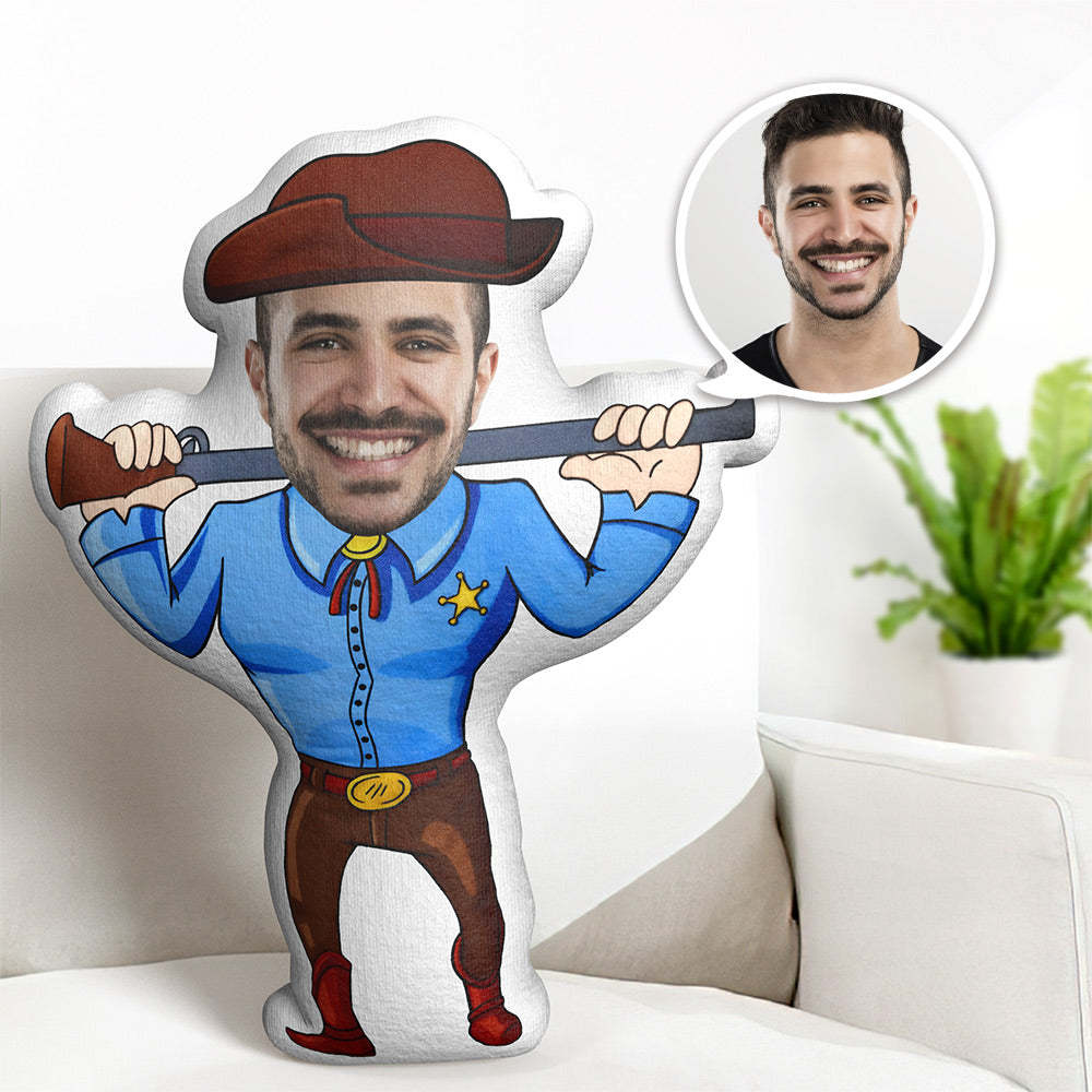 Body Pillow My Face Pillow Custom Dolls Cow Boy Photo Pillow Minime Pillow Custom Pillow Gift - auphotoblanket