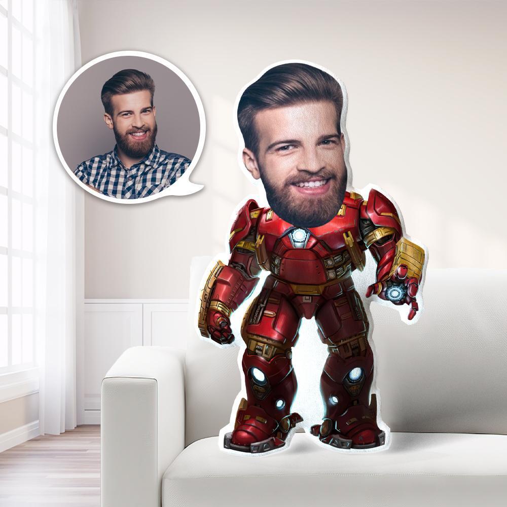 Custom Face Pillow Hulkbuster Photo Pillow Personalised Minime Face Pillow Costume Doll Unique Gift