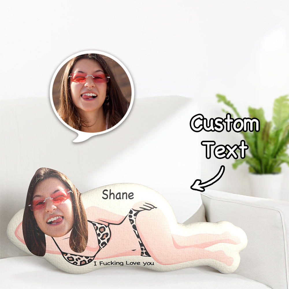 Custom Face Pillow Funny Minime Throw Pillow Custom Photo Personalized Photo Minime Pillow Gift for Him - auphotoblanket