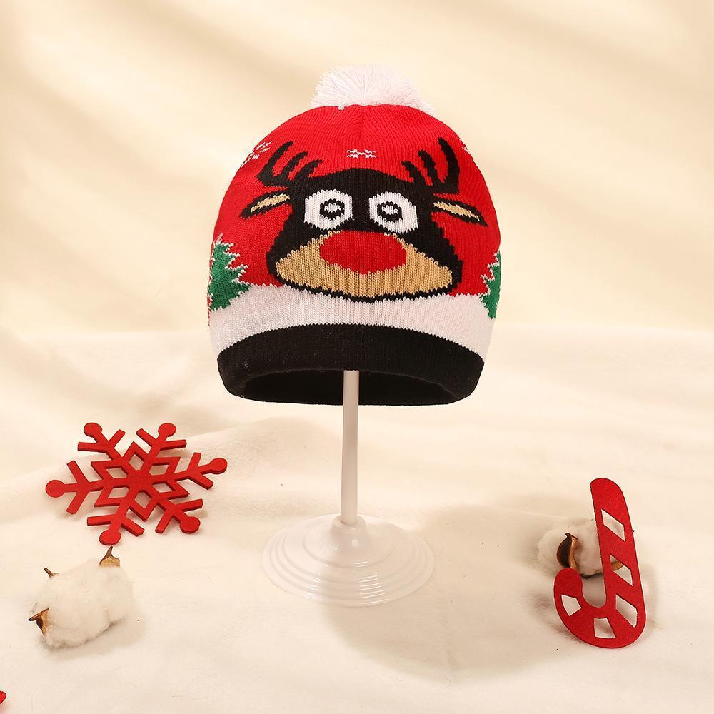 Christmas Hat Kids Xmas Beanie Colorful Santa Hats - UNIVERSAL SIZE