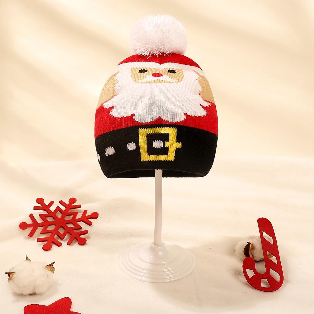 Christmas Hat Kids Xmas Beanie Colorful Santa Hats - UNIVERSAL SIZE