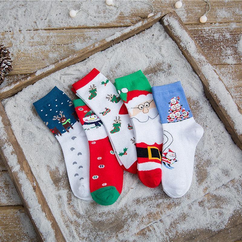 Christmas Socks Set Cotton Socks