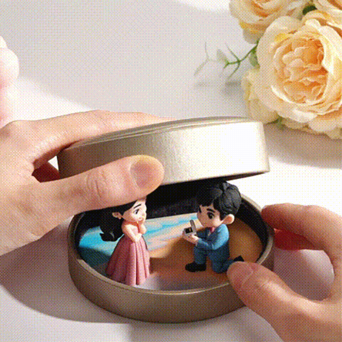 Custom 3D Action Figure Surprise Box Turn Your Photo Into a Personalized Toy Figure Unique Gift for Him or Her - auphotoblanket