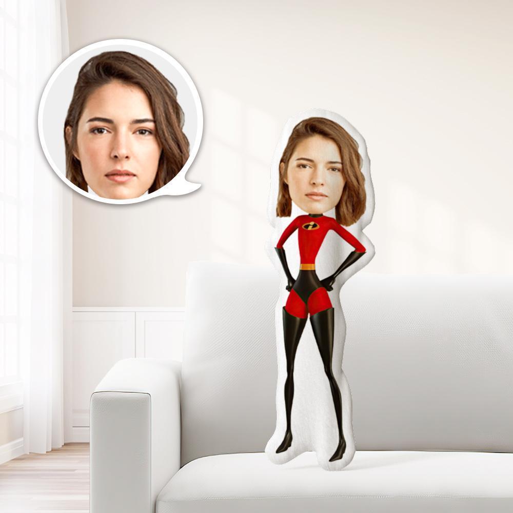 Personalized Photo My face on Pillows Custom Minime Dolls Gag Gifts Toys Violet Parr Costume