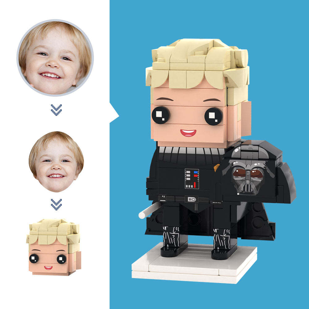 Customized Head Superhero Figures Small Particle Block Toy Customizable Brick Art Gifts - auphotoblanket