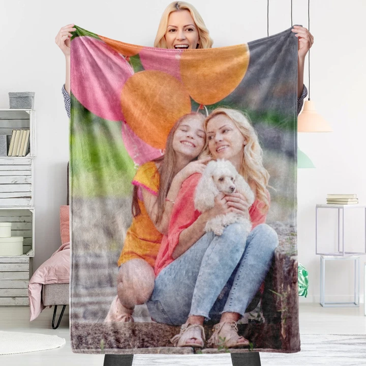 The Gift For Mother Custom Blankets Personalised Photo Blankets