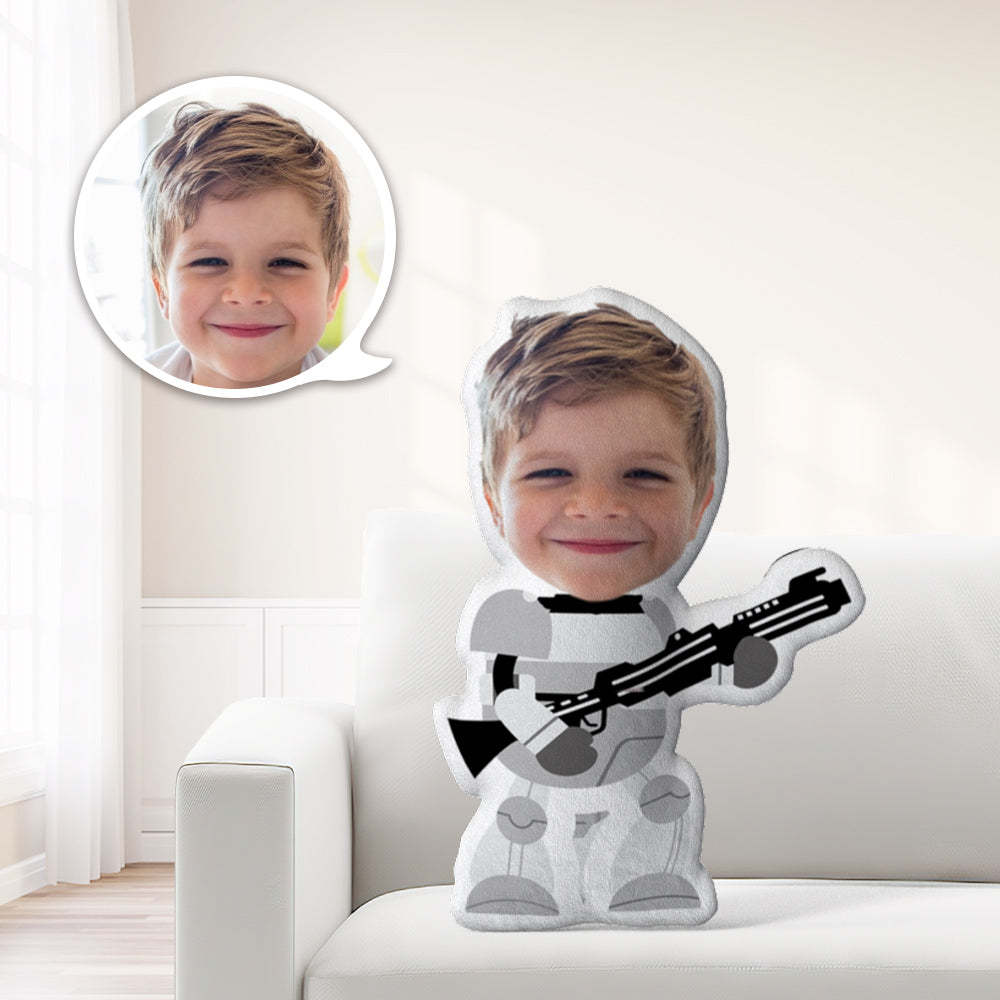 Star Wars Minime Pillow Gifts Custom Face Pillow Personalized Imperial Stormtrooper Pillow Gifts - auphotoblanket