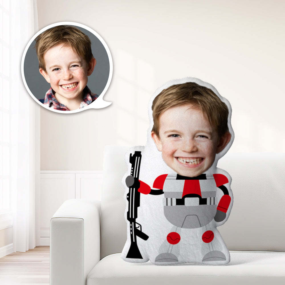 Star Wars Pillow Gifts Custom Face Pillow Personalized First Order Stormtrooper Minime Pillow Gifts - auphotoblanket