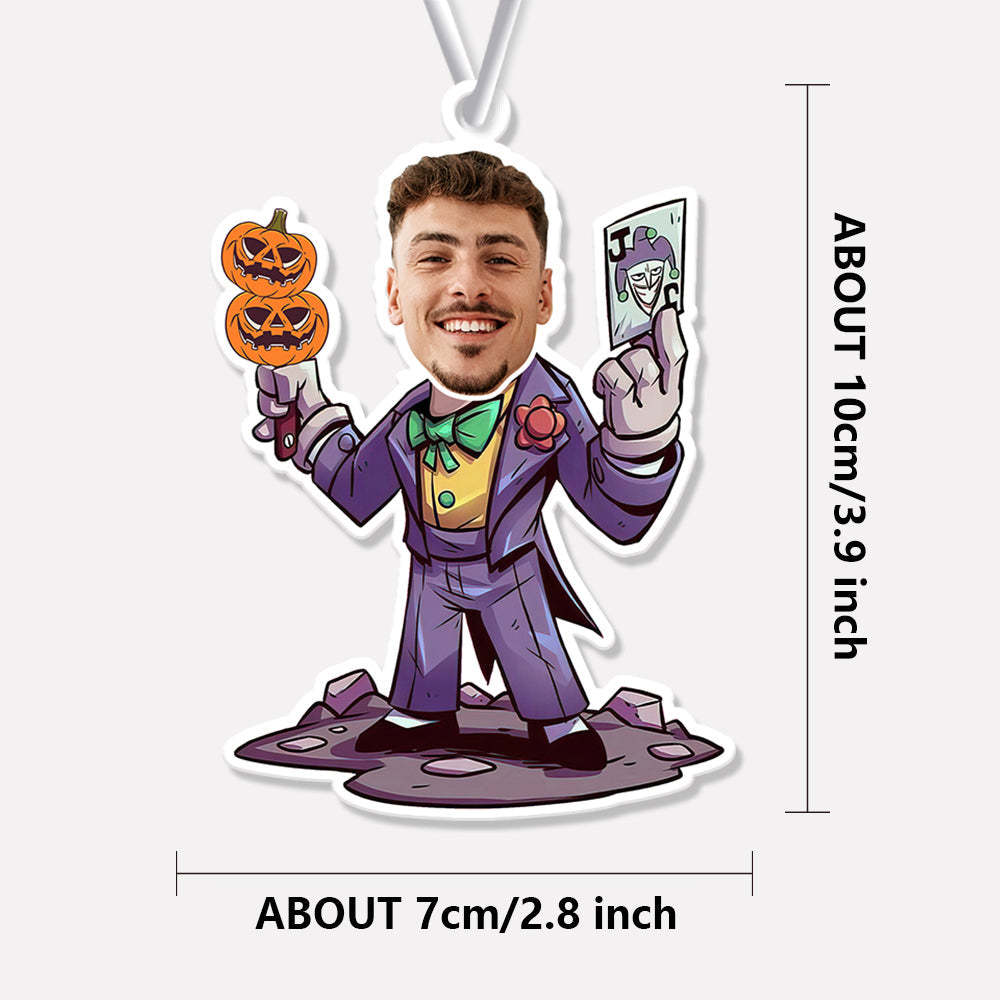 Custom Halloween Car Air Freshener Funny Rearview Mirror Ornament for Halloween Gift - mycustomtirecover