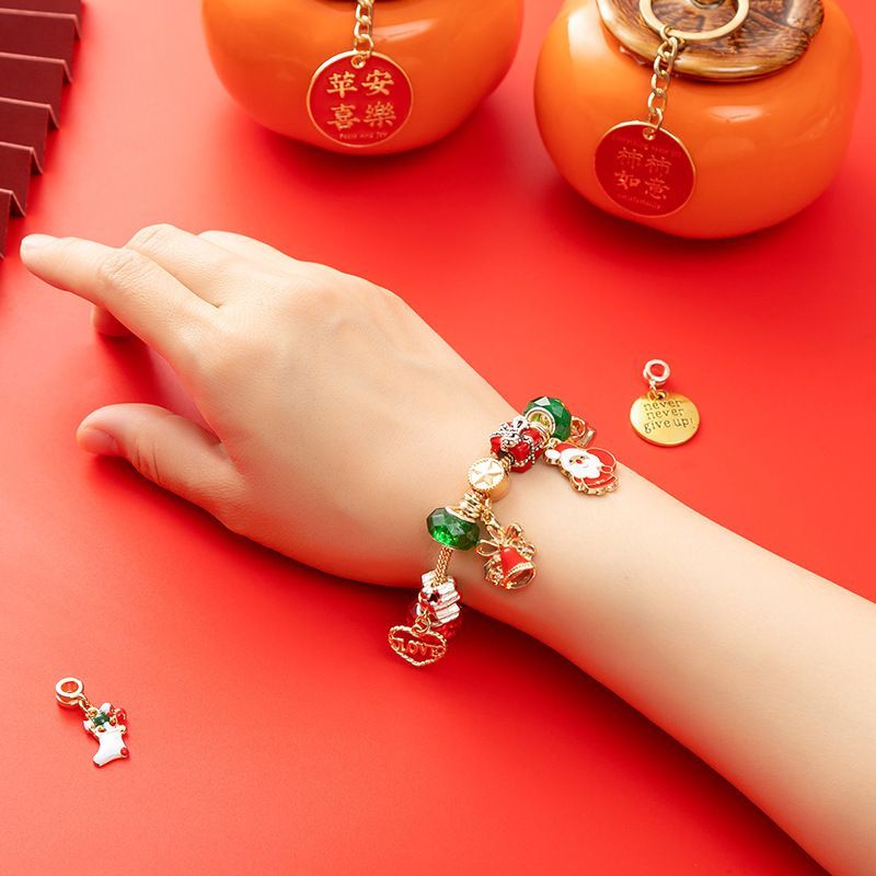 Christmas Princess Advent Calendar Bracelet 24 Days of Christmas Countdown Calendar Jewellery Blind Box, DIY Jewelry Making Kit with Charm Beads, DIY Christmas Bracelet Gifts for Girls - auphotoblanket