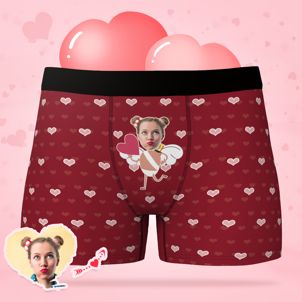 Men's Custom Heart Boxer Shorts