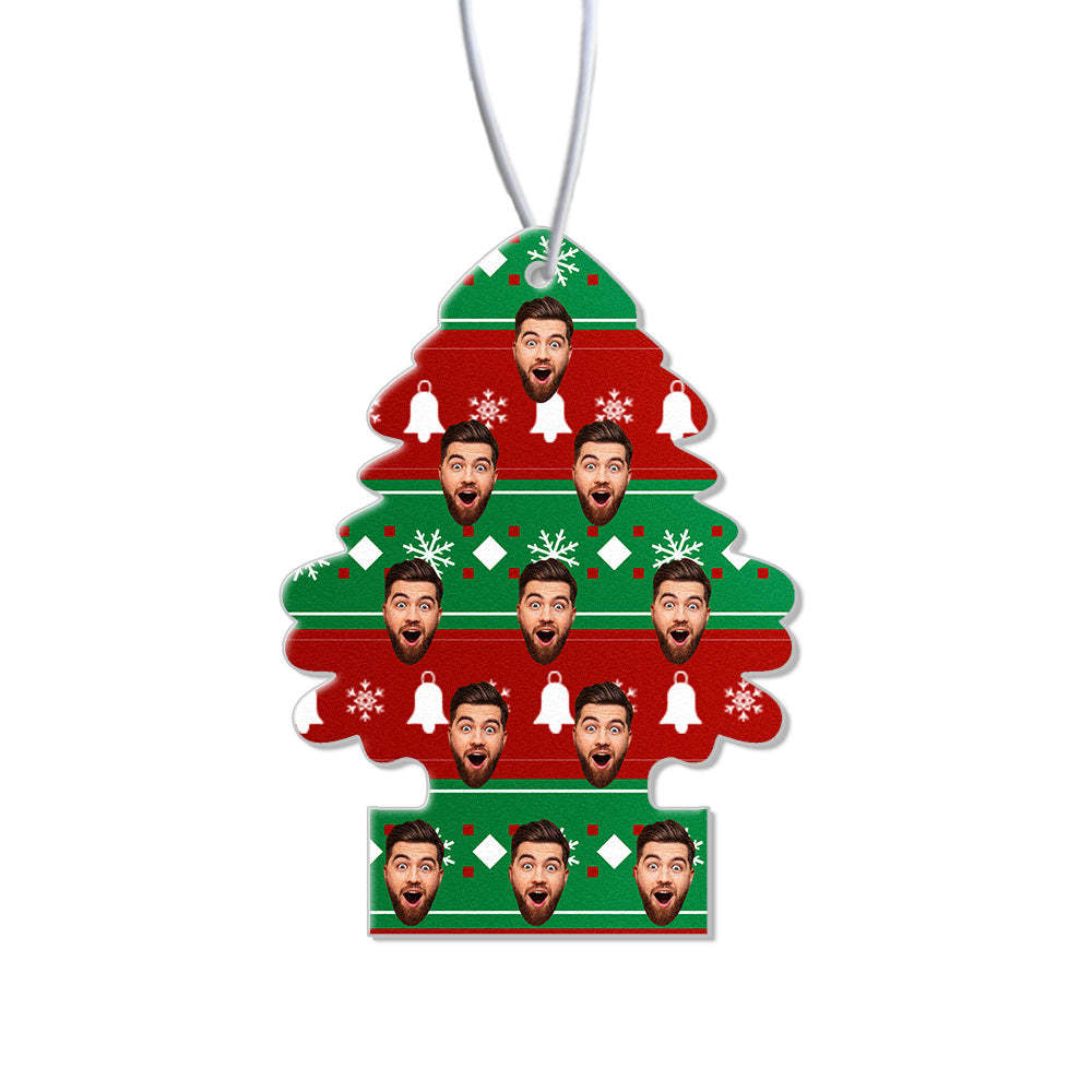 Custom Christmas Car Air Freshener Rearview Mirror Ornament Funny Air Freshener Gifts for Christmas - mycustomtirecover