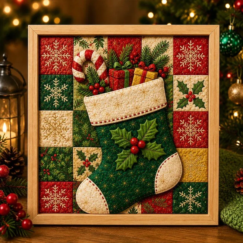 Christmas Fabric Art Painting Kit DIY-Christmas&Animal Series - auphotoblanket