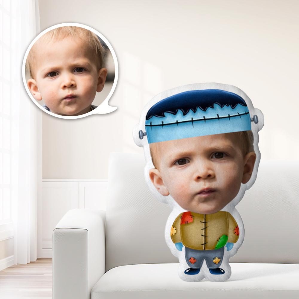 Photo Pillow Face Pillow Personalized Pillow Custom Pillow Minime Pillow Doll Zombie In A Hat Halloween - auphotoblanket