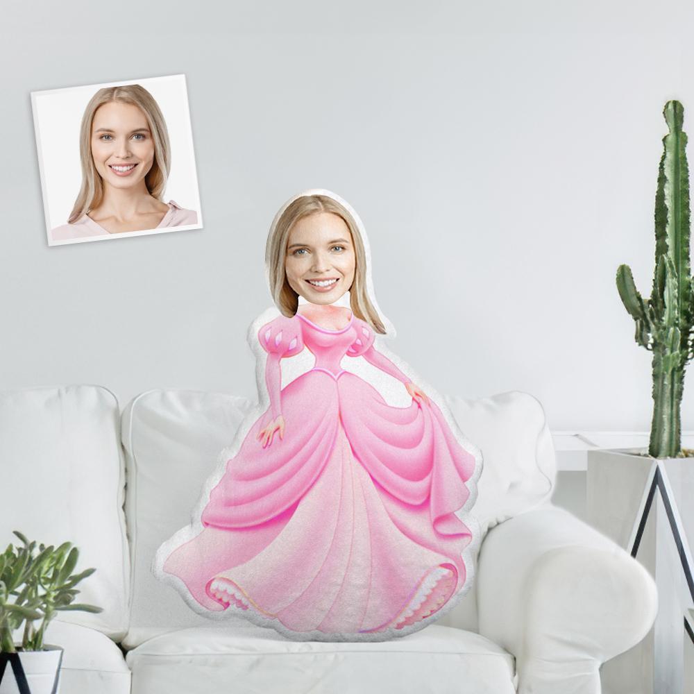 Custom Face Photo Minime Dolls Unique Personalized Disney Rapunzel Minime Throw Pillow Toys The Most Beautiful Gift