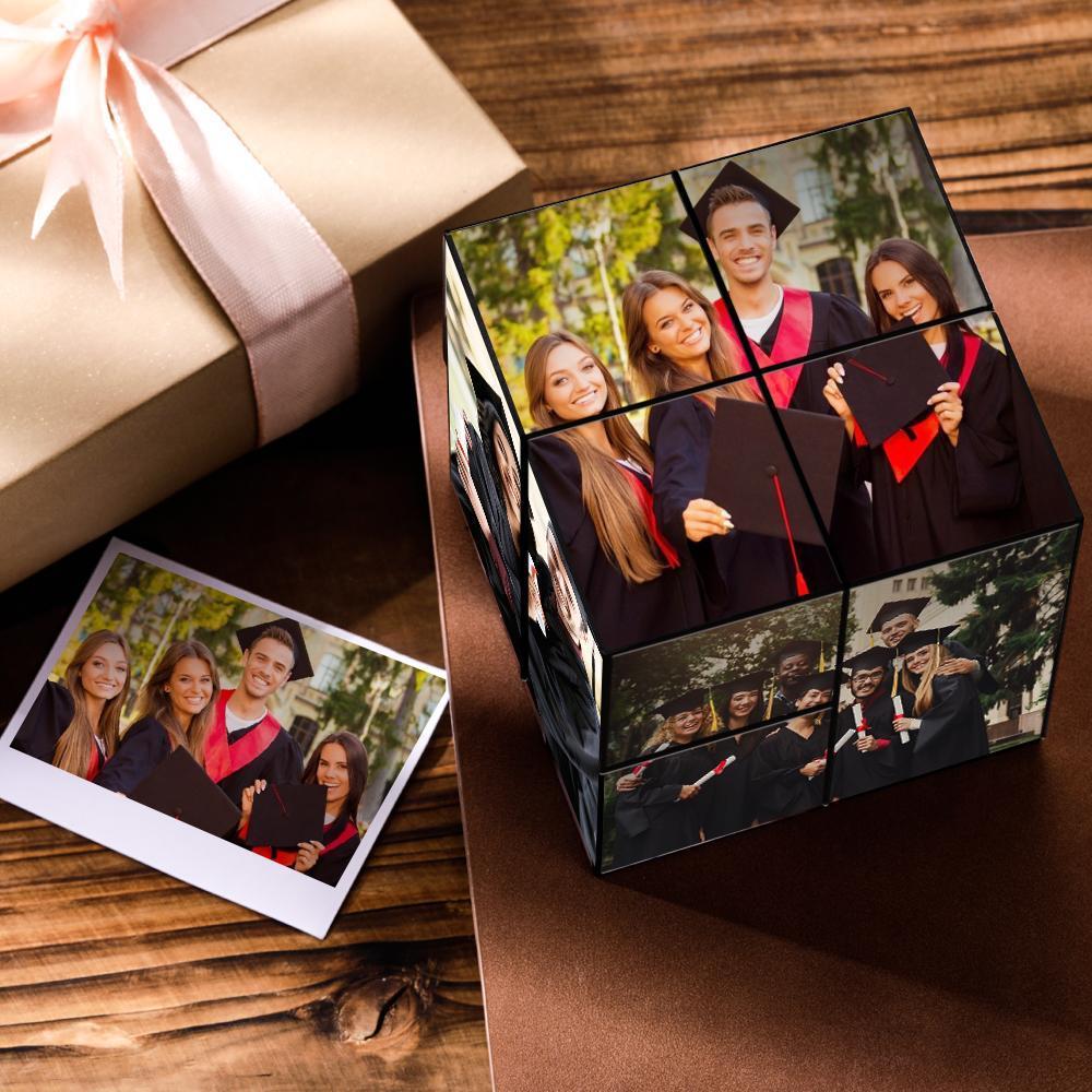 Custom Photo Cube Graduation Memories Rubic's Cube - auphotoblanket
