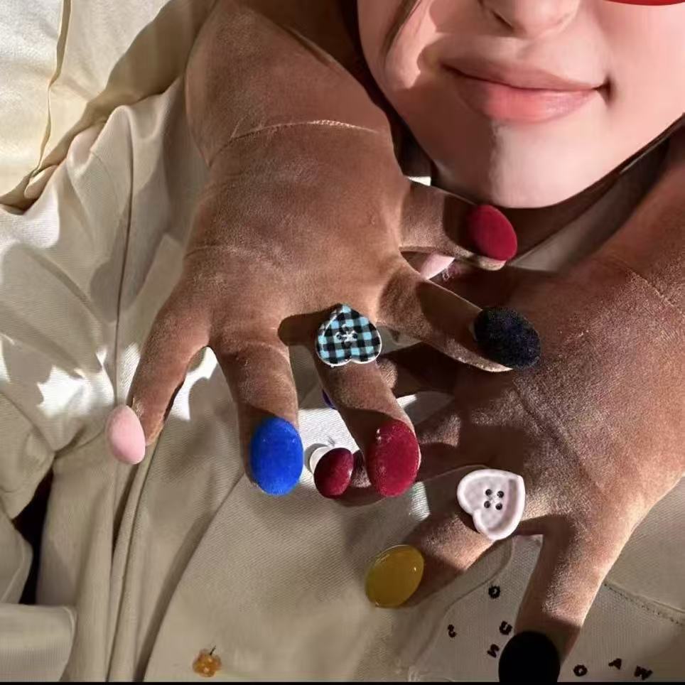 Thickened Neck Support Pillow Soft Plush Funny Finger Pillow Neck Pillow Party Decoration