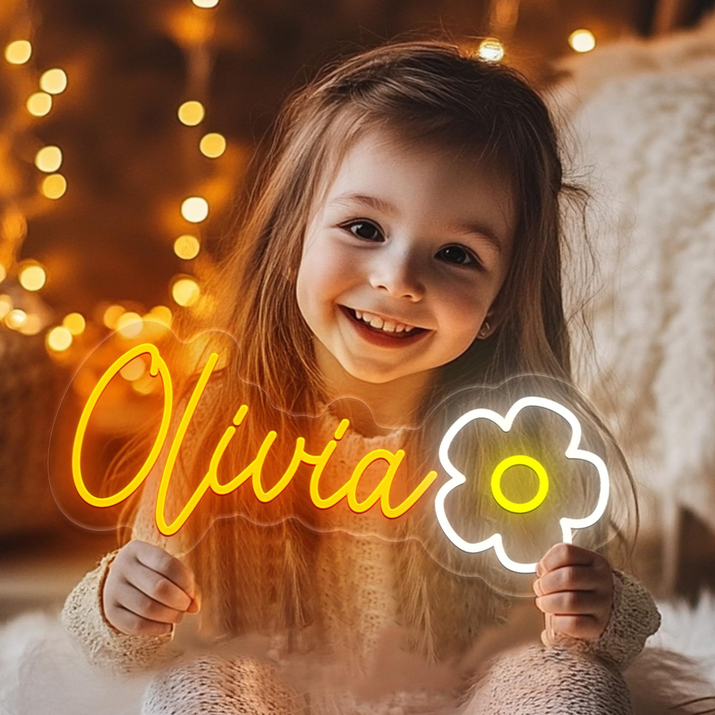 Custom Neon Signs, Neon Sign Customizable for Wall Decor, Custom Kids Name Sign,Personalized Neon Sign for Wedding Birthday Party Christmas Gifts - auphotoblanket