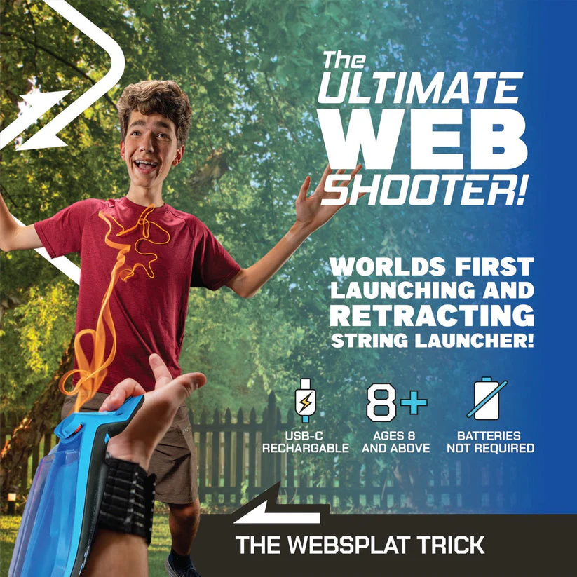 World's First String Launching Webshooter