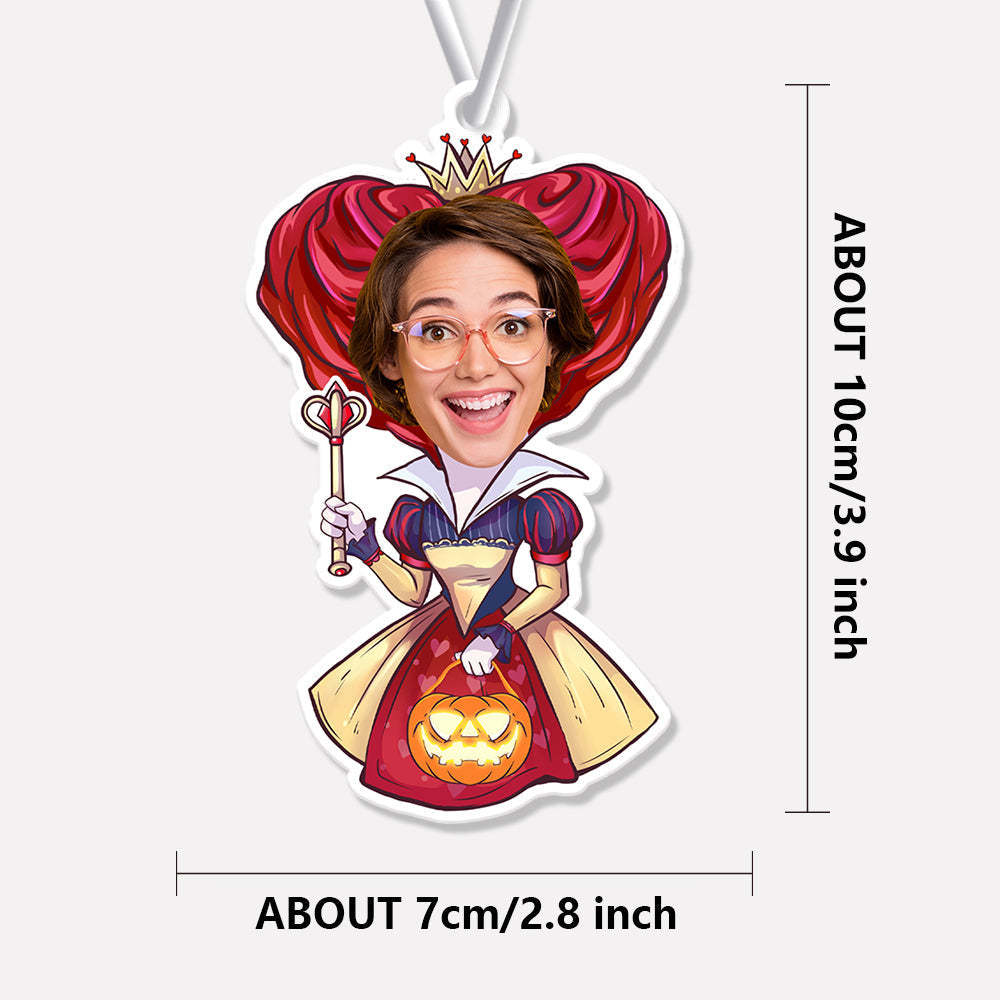 Custom Halloween Car Air Freshener Funny Rearview Mirror Ornament for Halloween Gift - mycustomtirecover