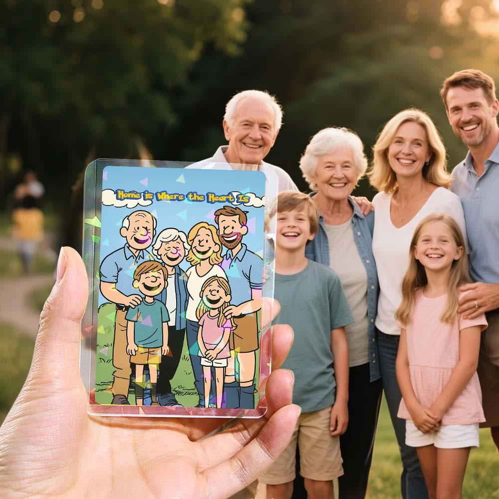 Personalized Card Anniversary Present Turn Your Photo into a Unique Collectible - auphotoblanket