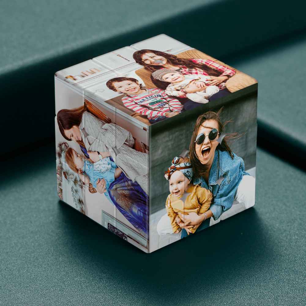 Family Memorial Gifts Picture Rubic's Cube - auphotoblanket