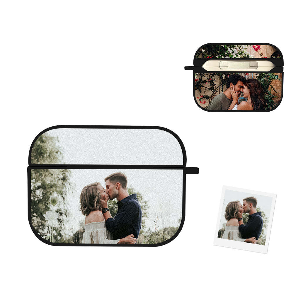 Personalized Photo Headphone Case Airpods 1/2 Pro Earphone Case Custom Picture Gift For Him/Her - auphotoblanket