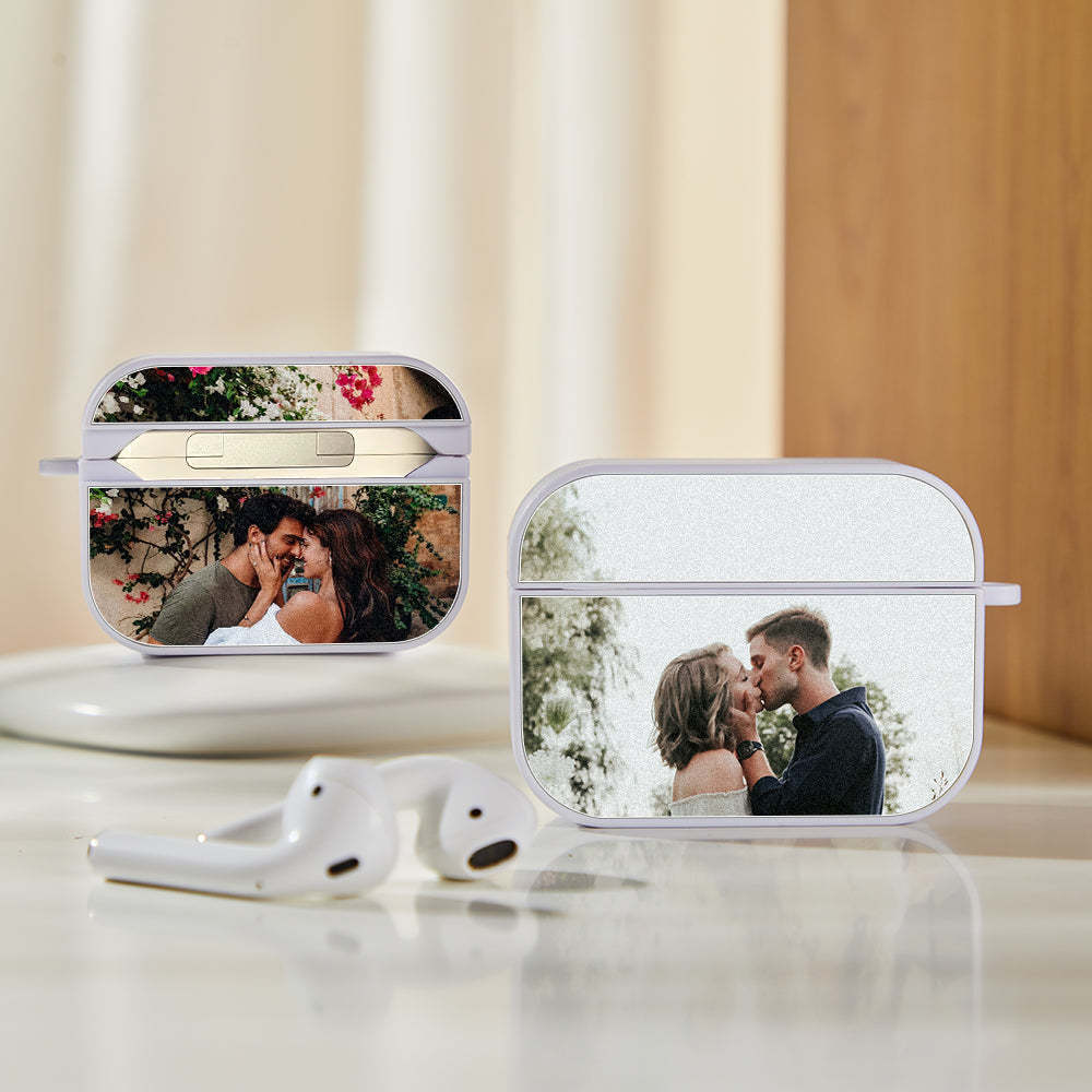 Personalized Photo Headphone Case Airpods 1/2 Pro Earphone Case Custom Picture Gift For Him/Her - auphotoblanket