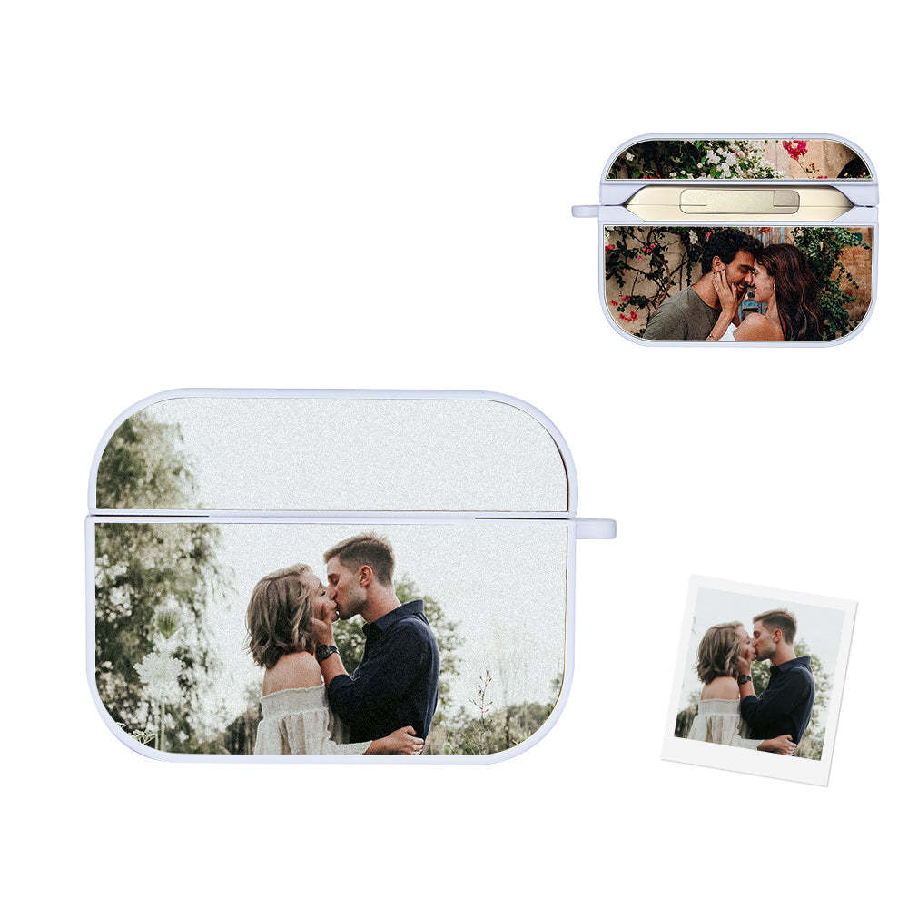Personalized Photo Headphone Case Airpods 1/2 Pro Earphone Case Custom Picture Gift For Him/Her - auphotoblanket