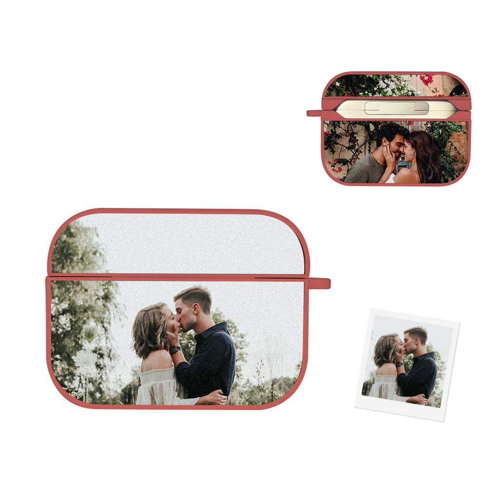 Personalized Photo Headphone Case Airpods 1/2 Pro Earphone Case Custom Picture Gift For Him/Her - auphotoblanket