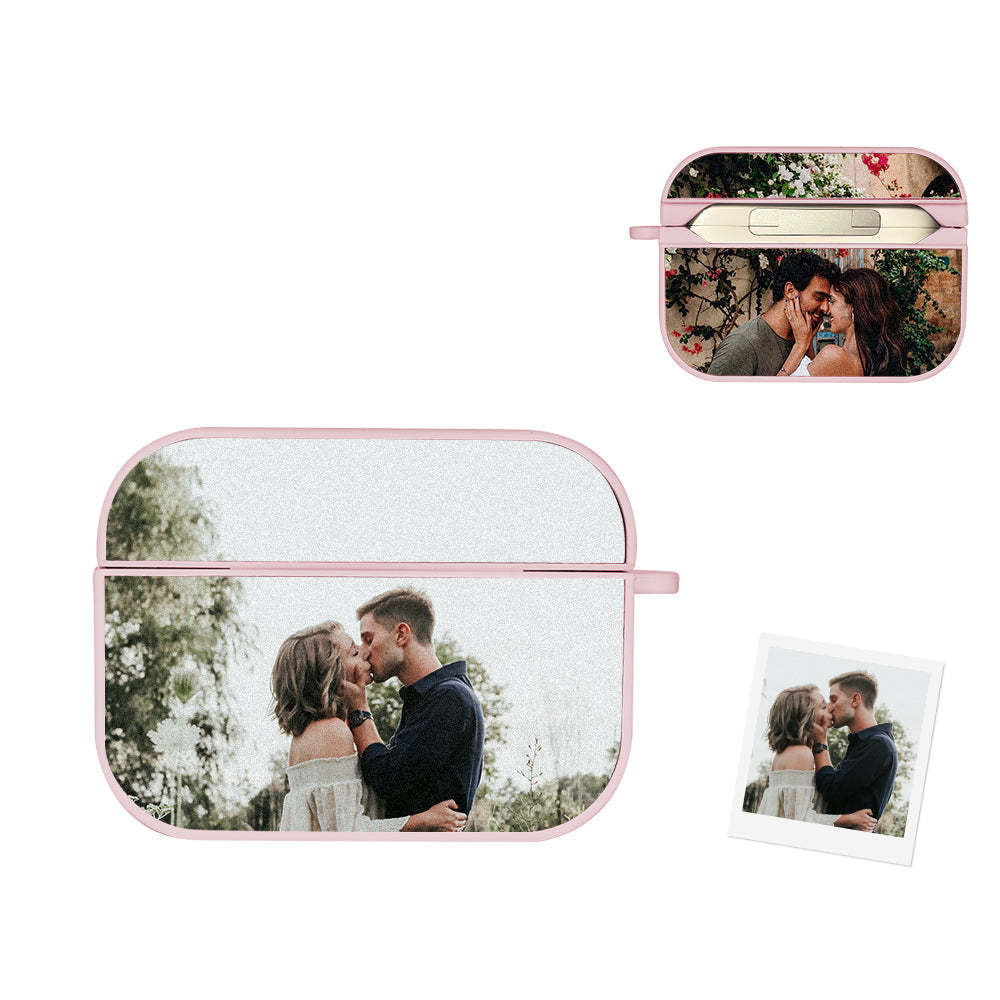 Personalized Photo Headphone Case Airpods 1/2 Pro Earphone Case Custom Picture Gift For Him/Her - auphotoblanket