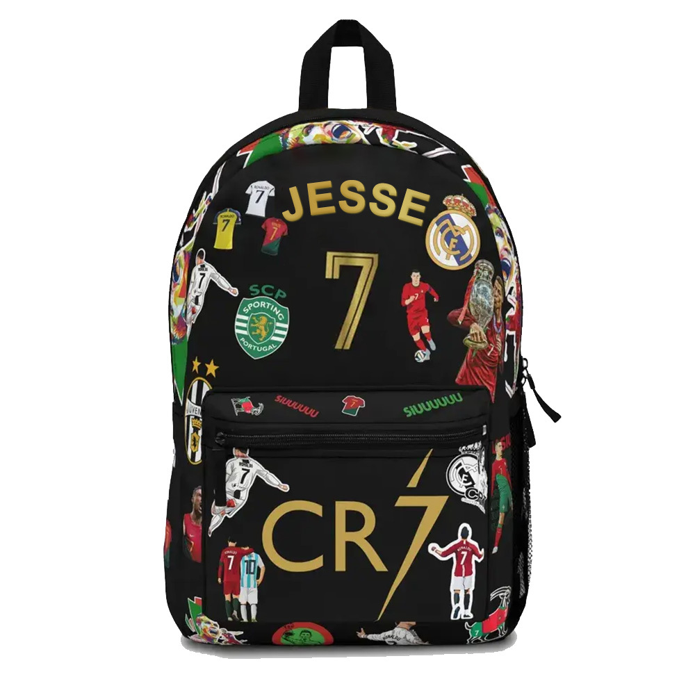 Custom Soccer Backpack: Personalized Sports Fan School Bag - auphotoblanket