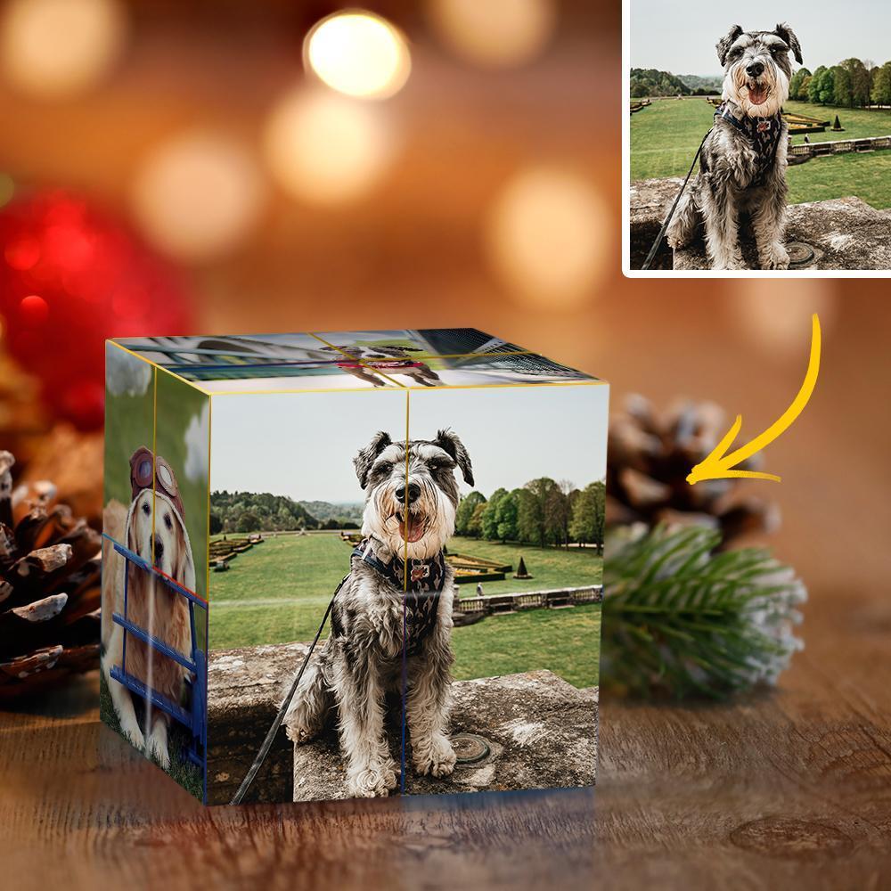 Custom Infinity Photo cube Folding Photo Cube Personalized Gifts - auphotoblanket