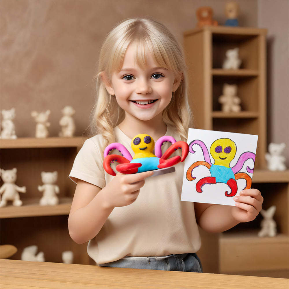 Custom Drawing From Bobblehead Personalized Photo to Bobblehead Replica Unique Gifts for Kids - mysiliconefoodbag