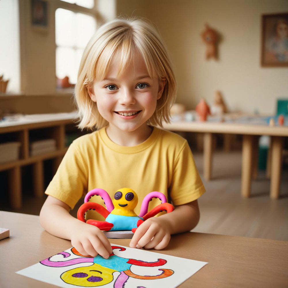Custom Drawing From Bobblehead Personalized Photo to Bobblehead Replica Unique Gifts for Kids - mysiliconefoodbag