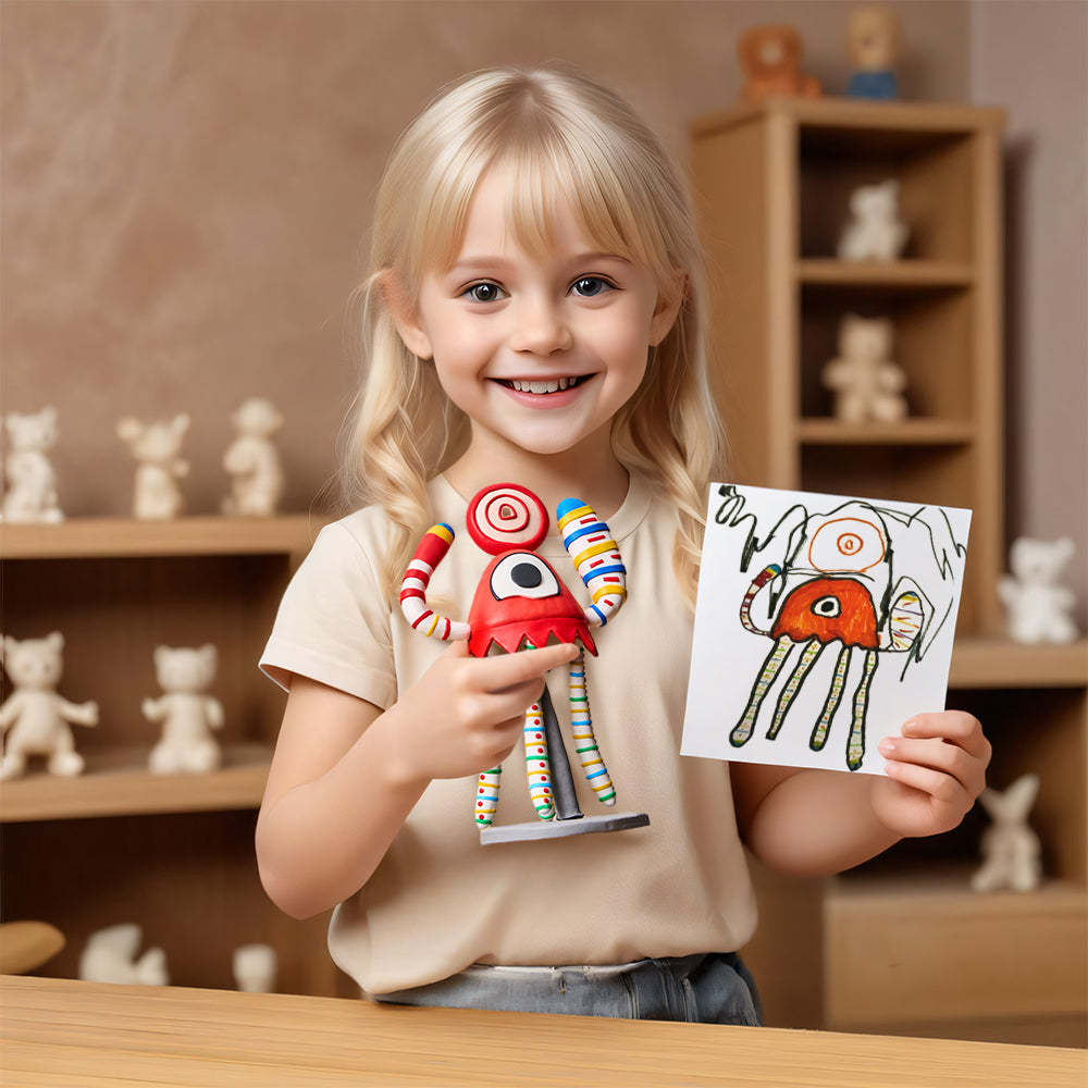 Custom Drawing From Bobblehead Personalized Photo to Bobblehead Replica Unique Gifts for Kids - mysiliconefoodbag