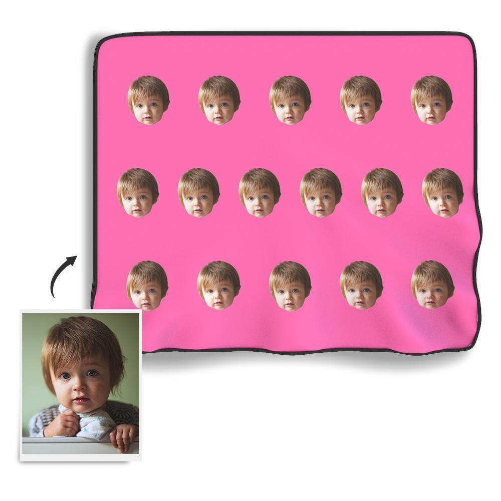 Face Colorful Photo Blanket - GetPhotoBlanket