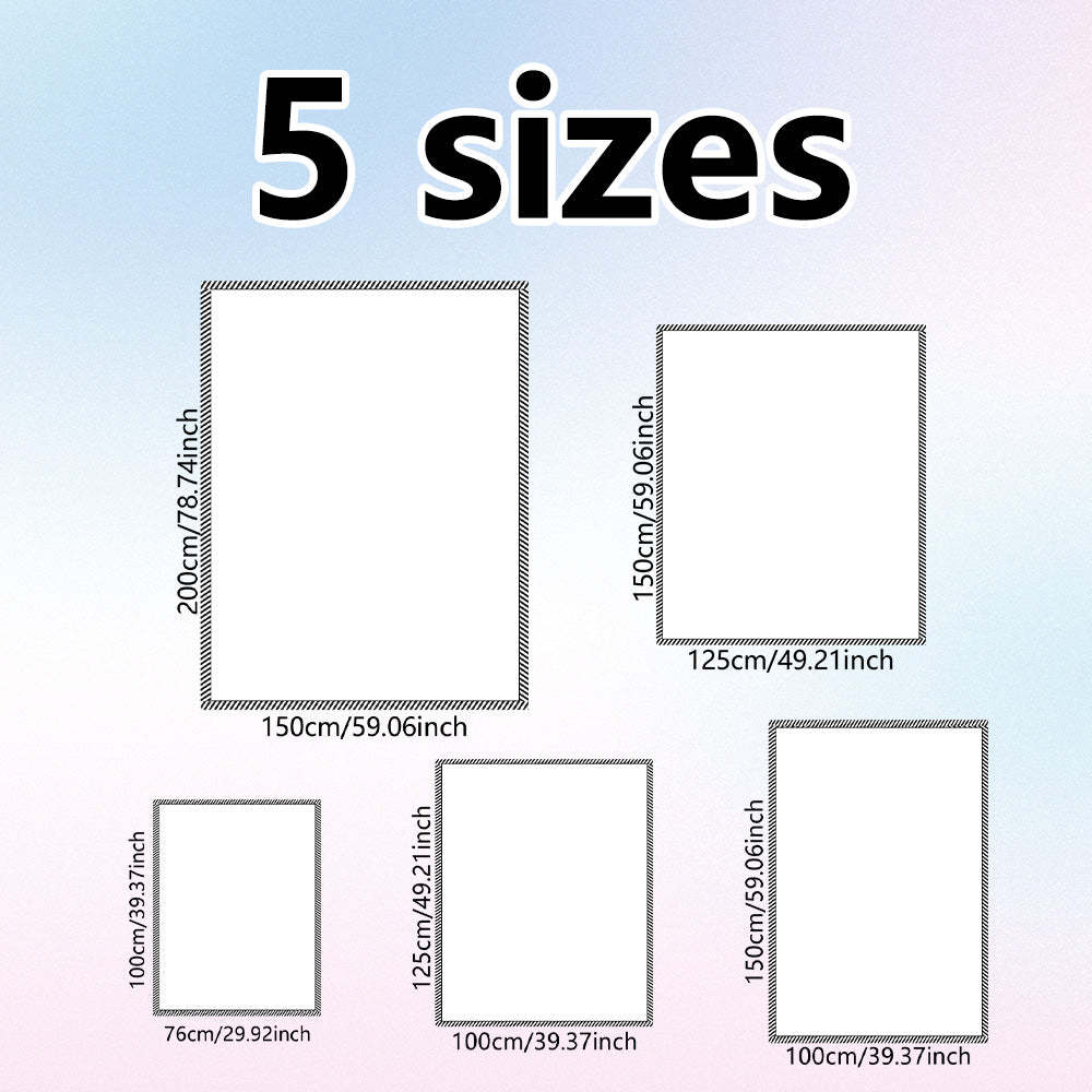 Personalized Hand-Written Printed Letter Blanket Unique Gift for Lover - auphotoblanket