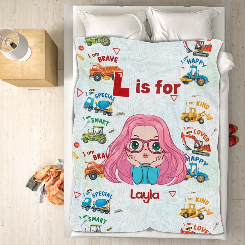 Custom Blanket of Dreams Custom Name Soft Throw Ideal Gift for Kid - auphotoblanket