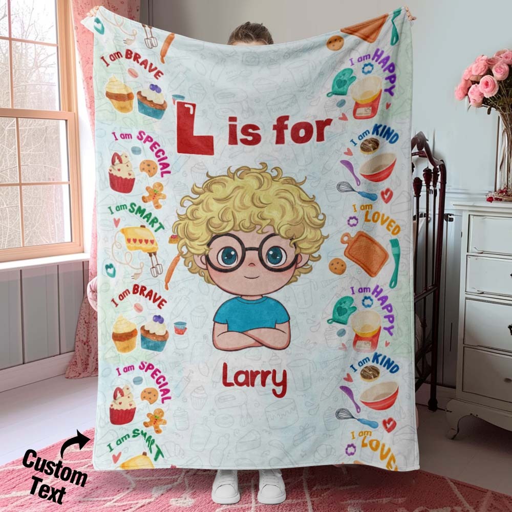 Custom Blanket of Dreams Custom Name Soft Throw Ideal Gift for Kid