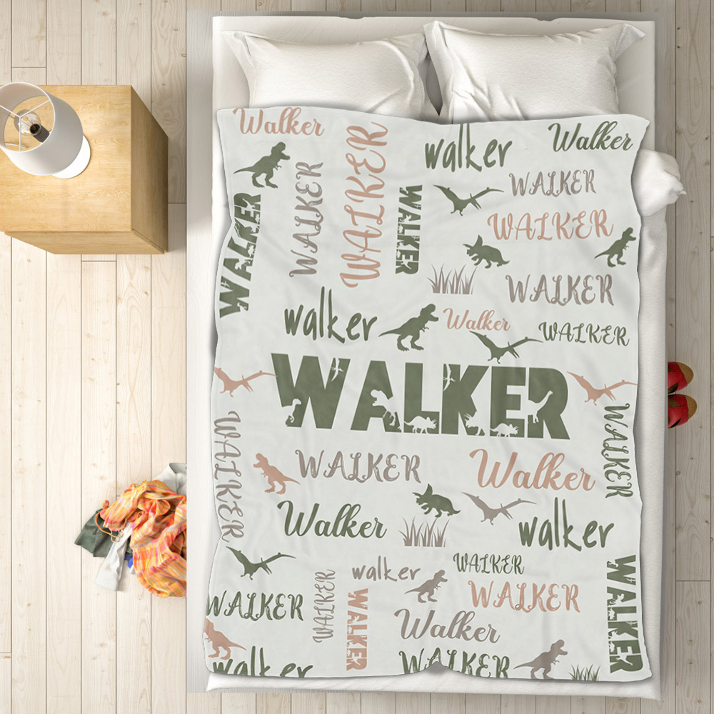 Personalized Custom Name with Heart Blankets Gifts for Lovers - auphotoblanket