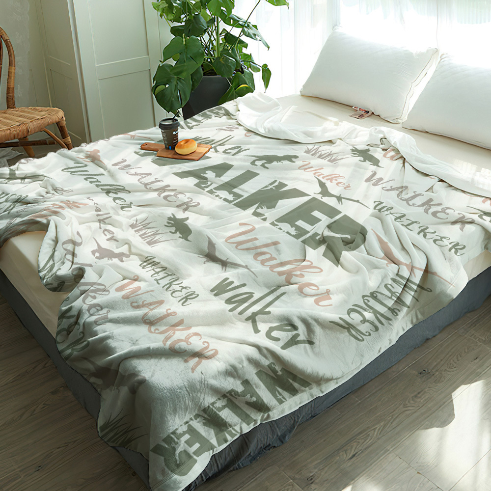 Personalized Custom Name with Heart Blankets Gifts for Lovers - auphotoblanket