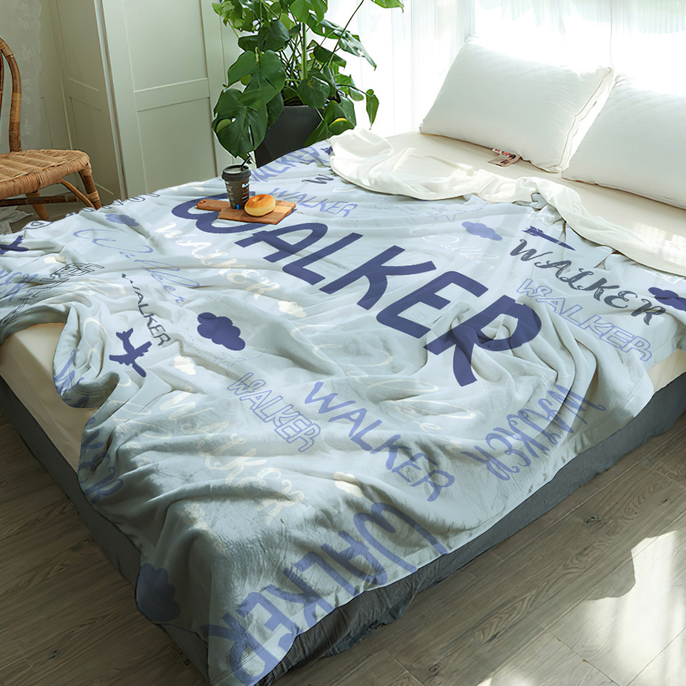 Personalized Custom Name with Heart Blankets Gifts for Lovers - auphotoblanket