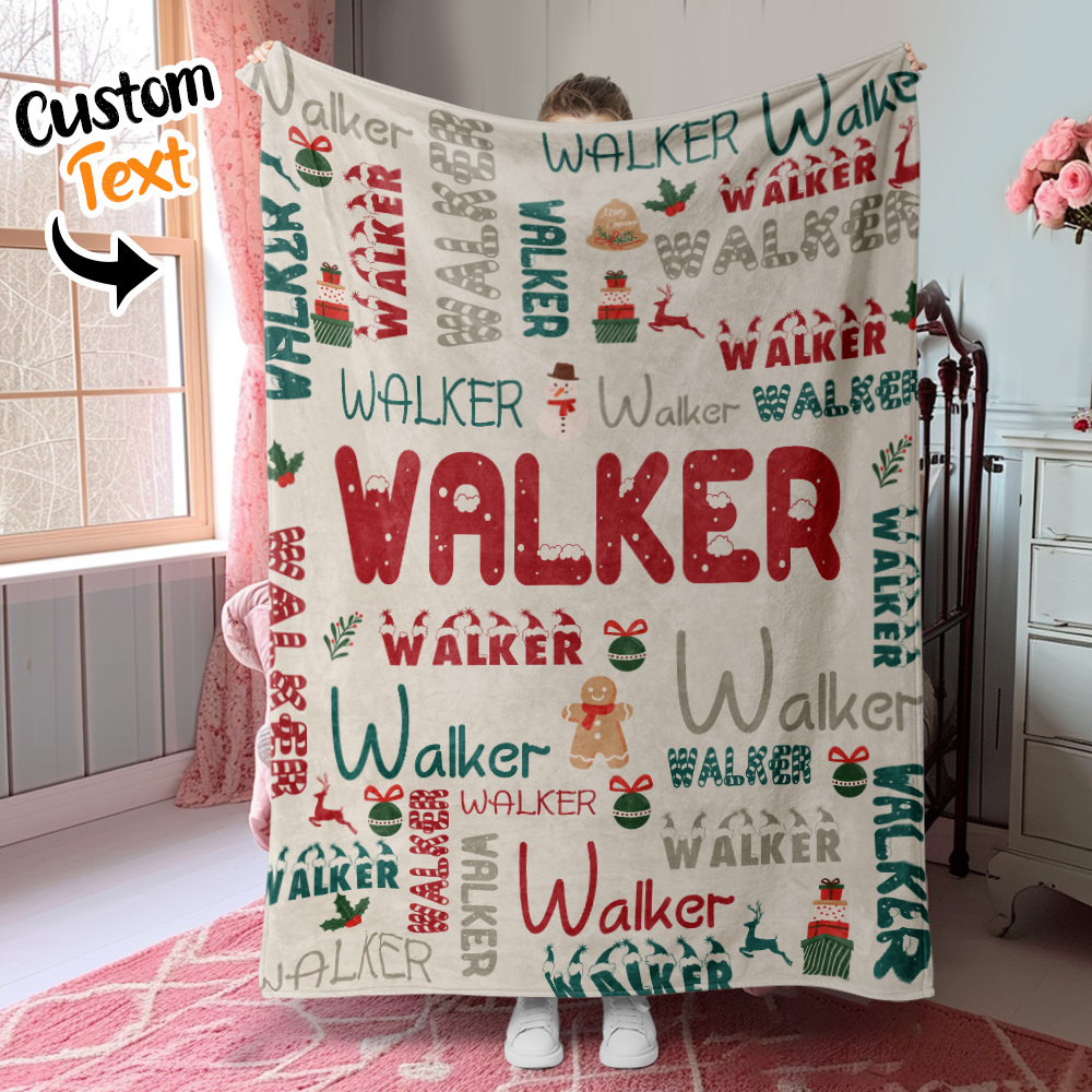 Personalized Custom Name with Heart Blankets Gifts for Lovers - auphotoblanket